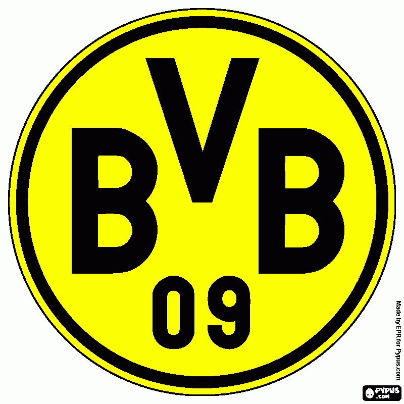 09 BV Borussia Dortmund    coloring page