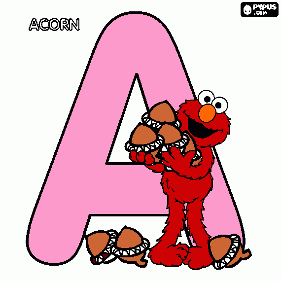 A for Arya  coloring page