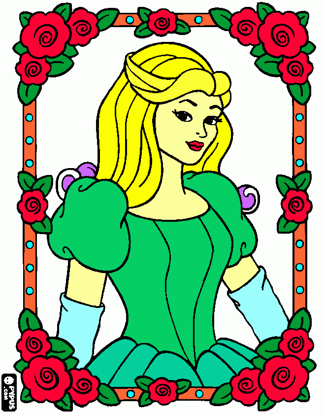 A picture fit for a princess! coloring page