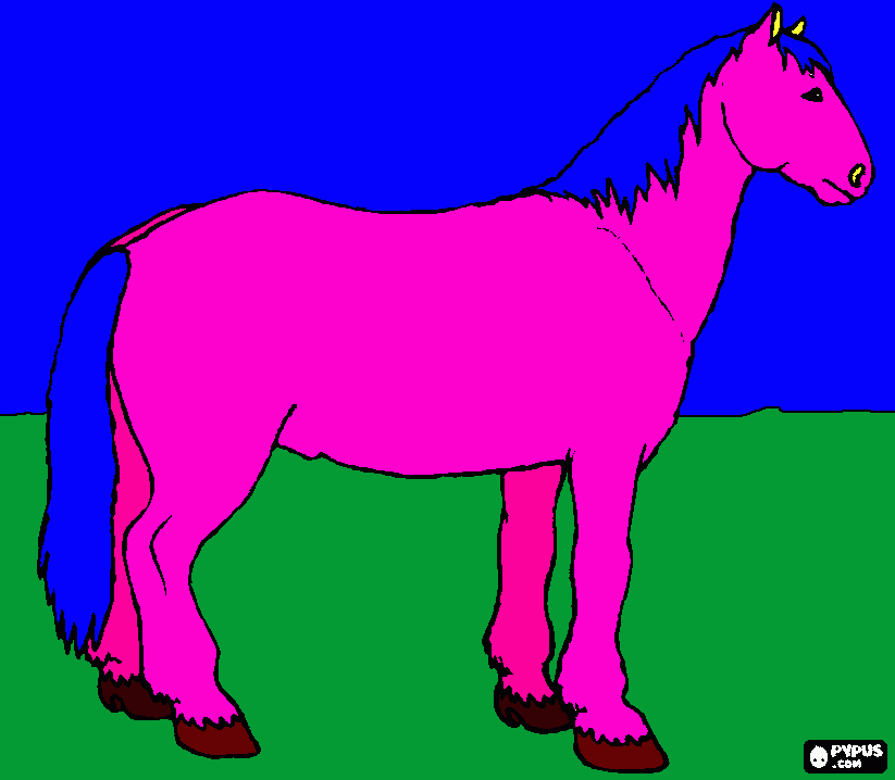 A pony for you! coloring page