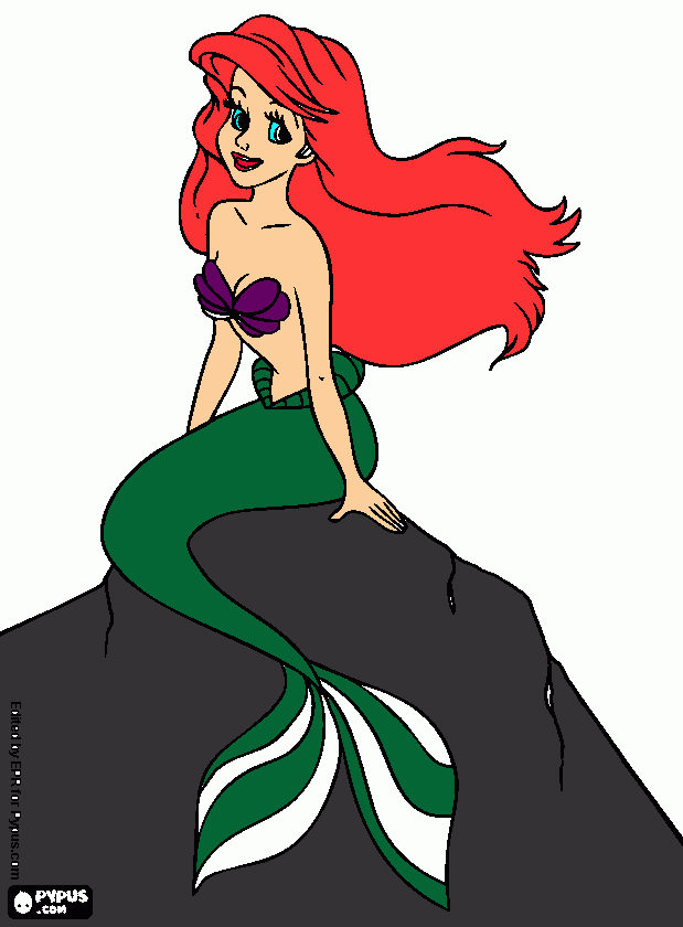 abbys mermaid coloring page