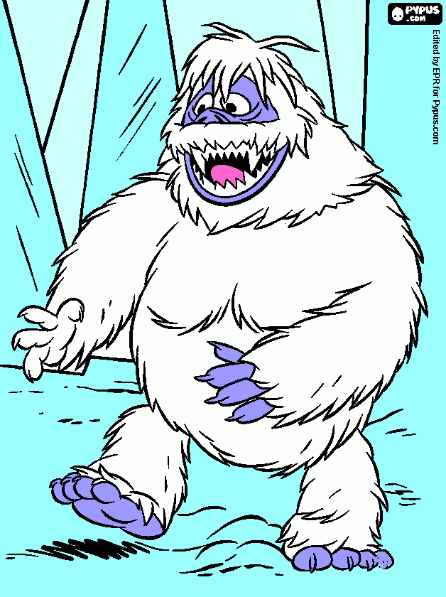 abominable snowman coloring pages - photo #3