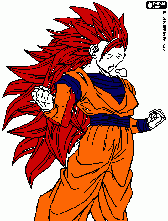 AGAIN GOKU!?? coloring page