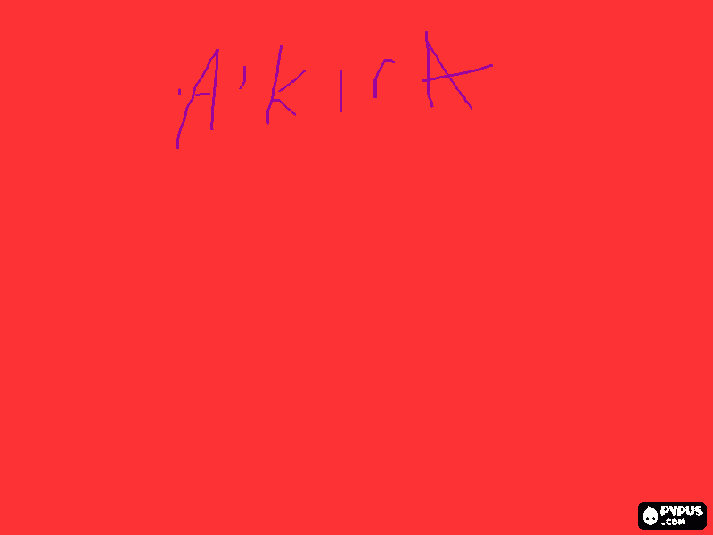 akira coloring page
