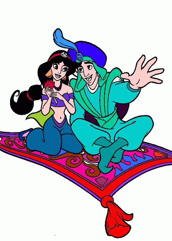 ALADIN coloring page