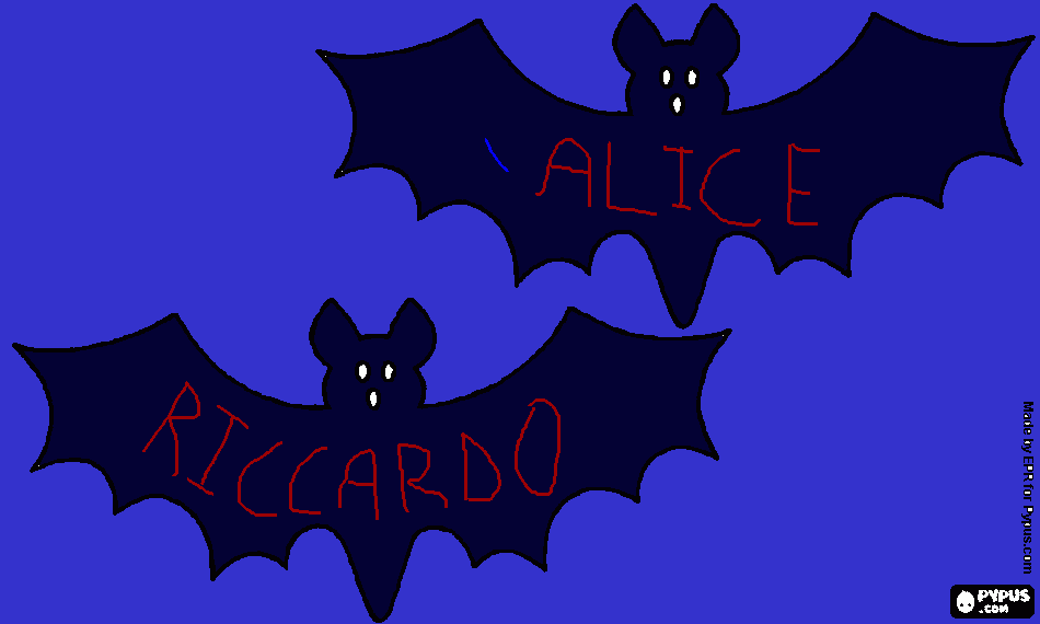 Alice e Riccardo coloring page