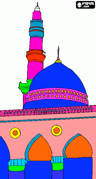 allah   house coloring page