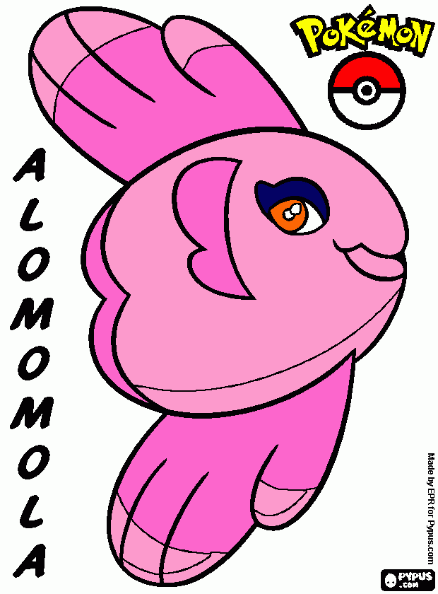 alomomola coloring page