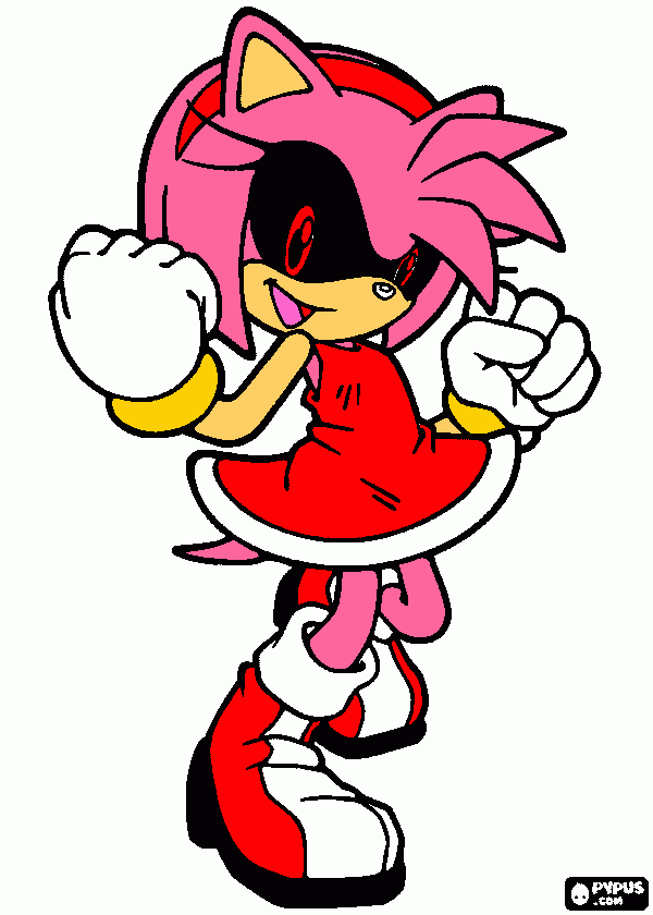amy exe. coloring page