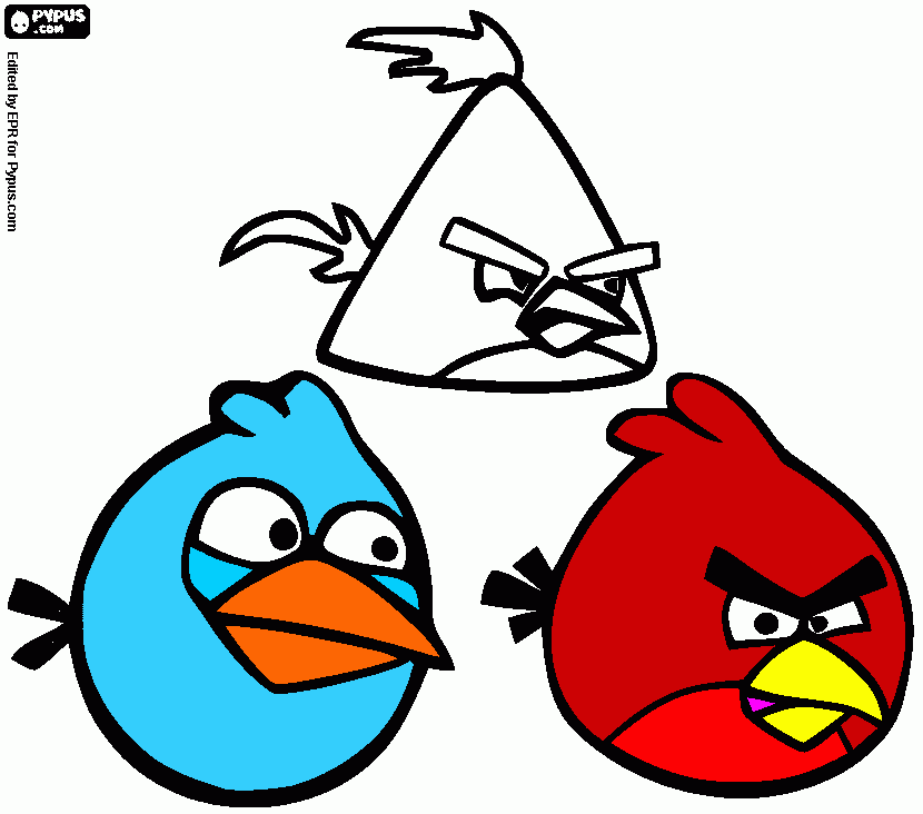 angry birds coloring pages coloring page