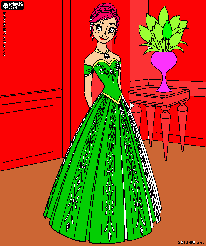 Anna Picture coloring page
