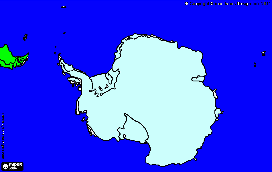 Antarctica  coloring page
