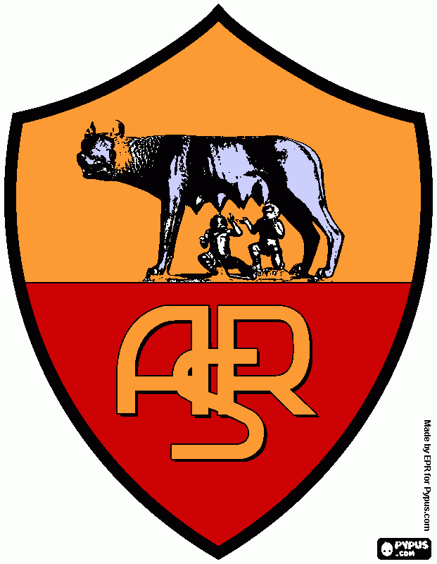 as roma coloring page
