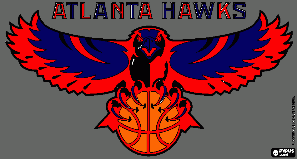 Atlanta Hawks coloring page