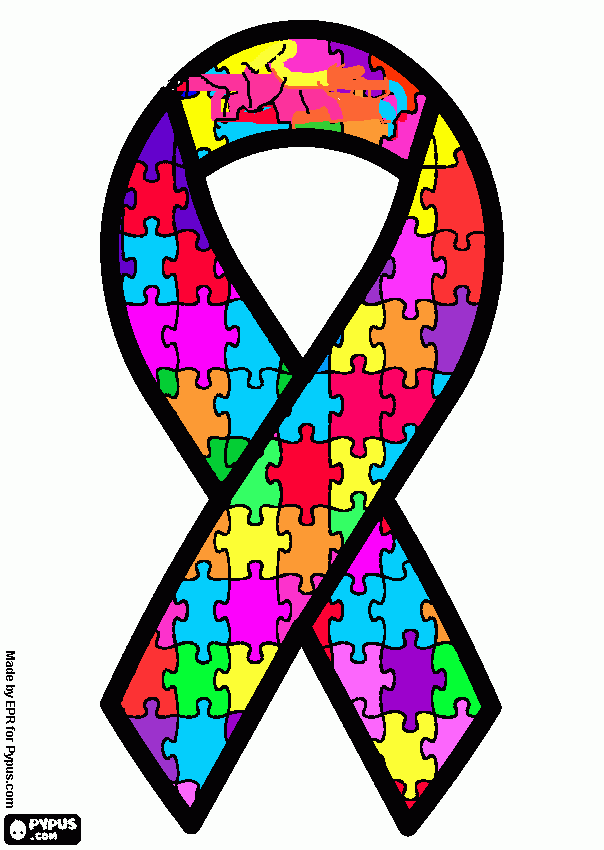 Autism Awareness Color Pages Autism Awareness Color Pages