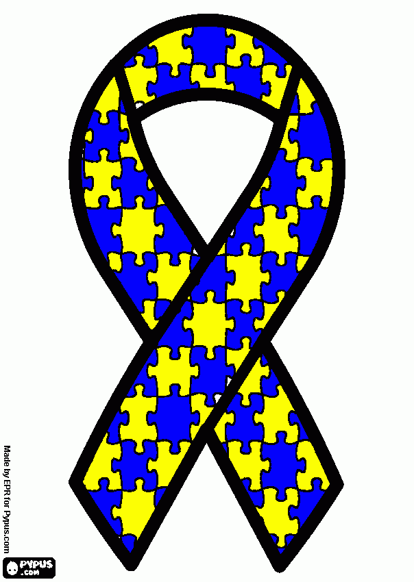 autism coloring page