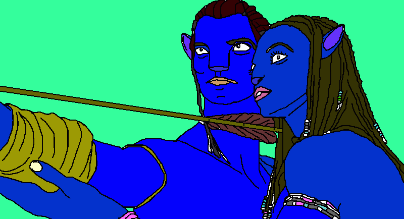 avatar coloring page