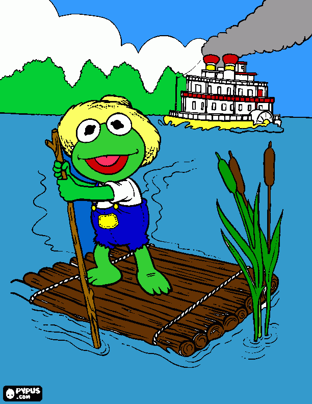 aww babay kermmy coloring page