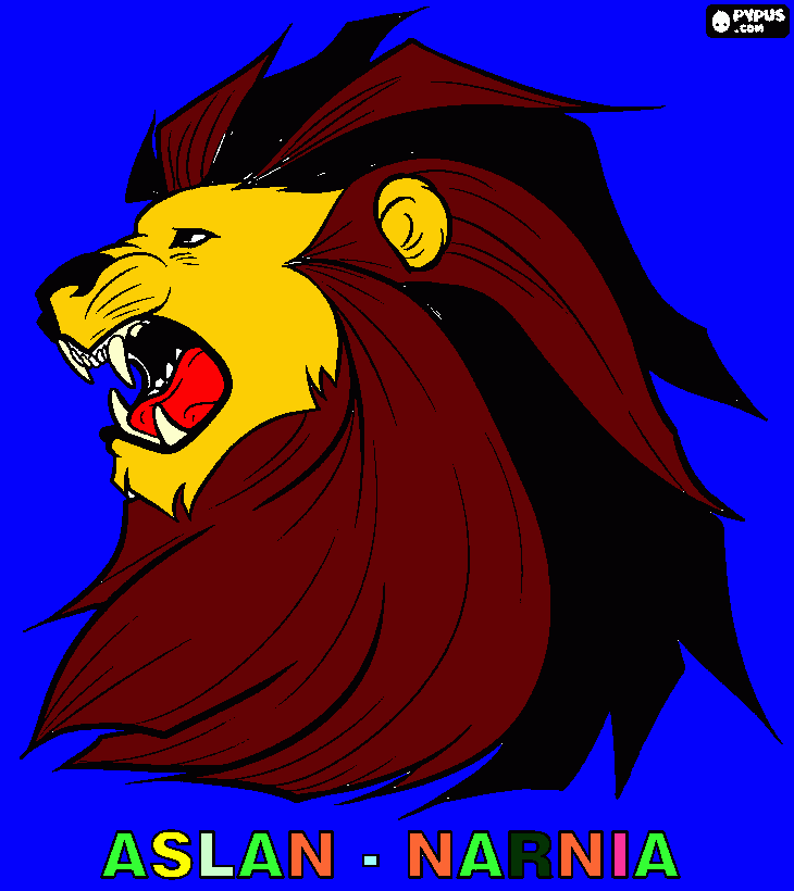 azland lion coloring page