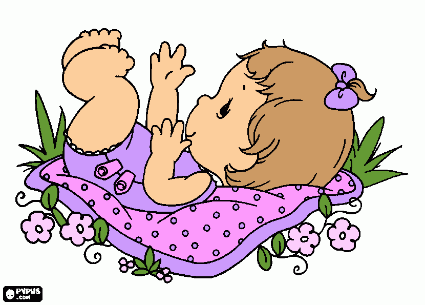 babygirl coloring page