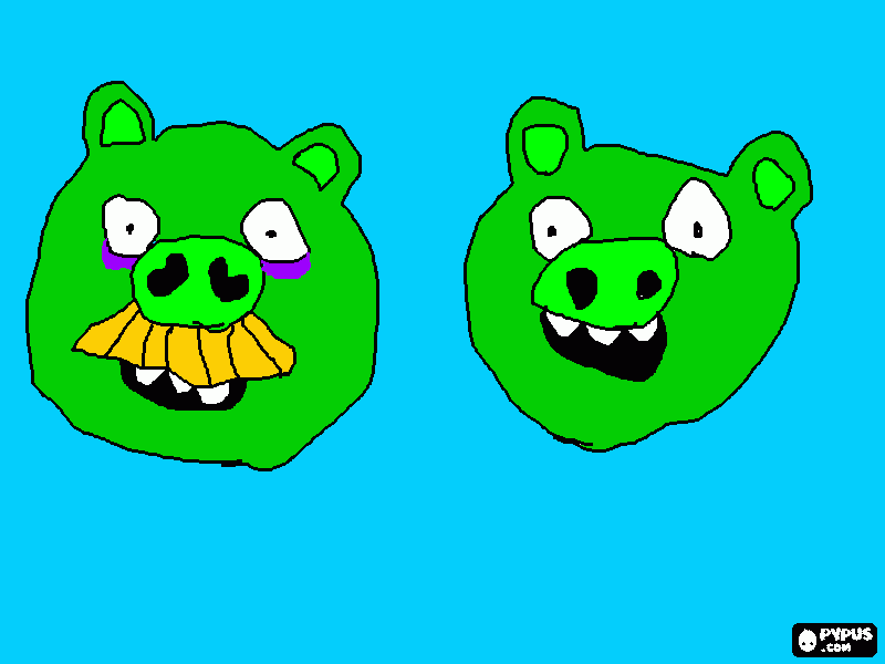 bad piggies 2 coloring page