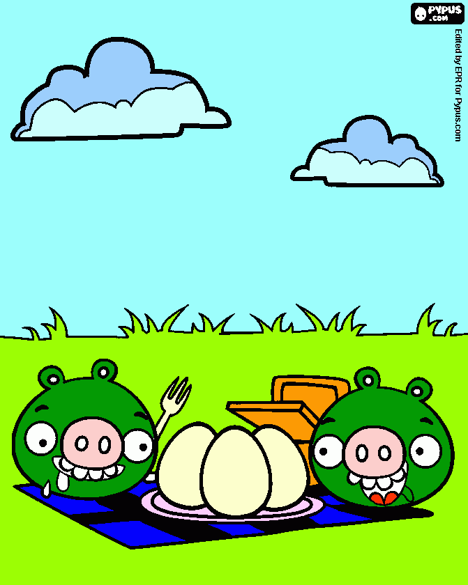 bad piggy coloring pages - photo #18