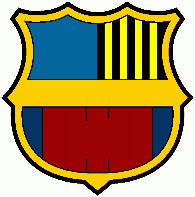 Barca template coloring page