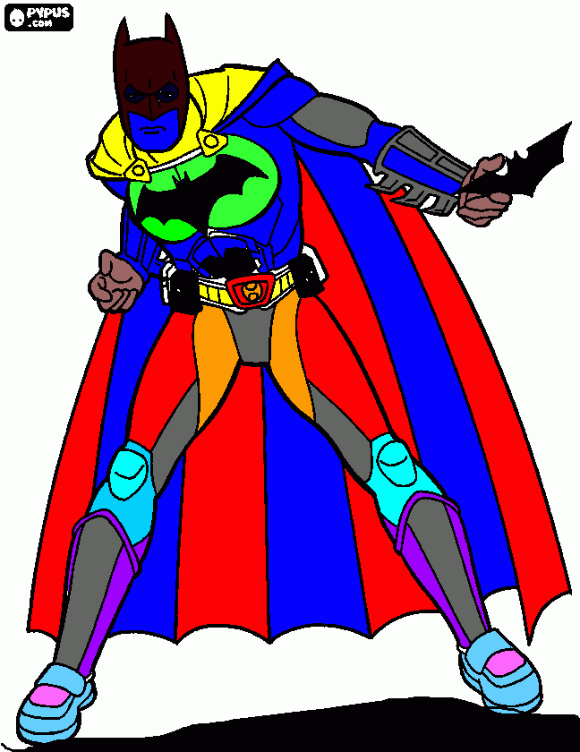 Batman !!! coloring page