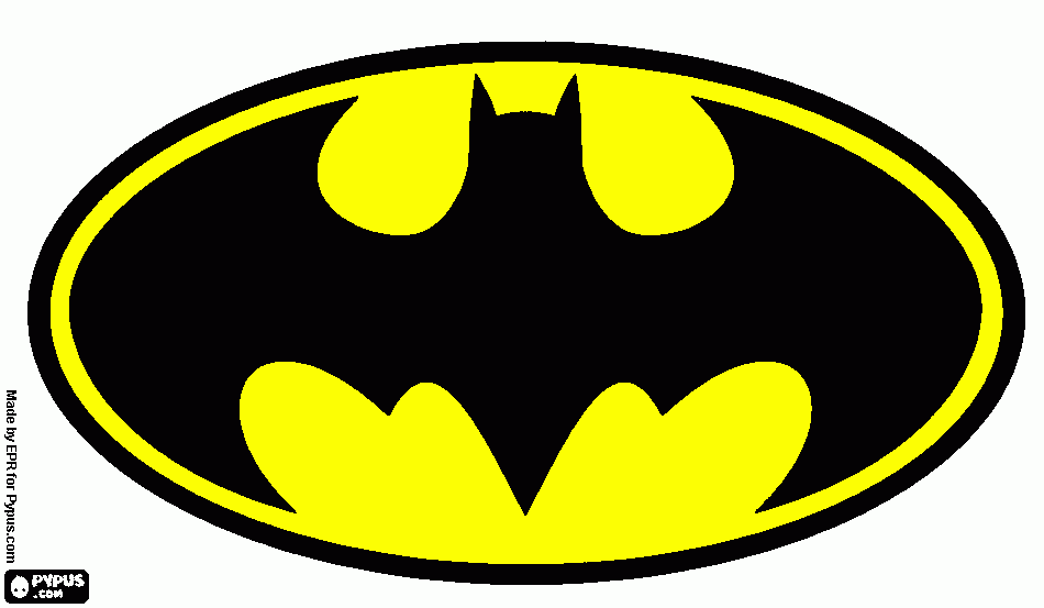 Batman Logo coloring page