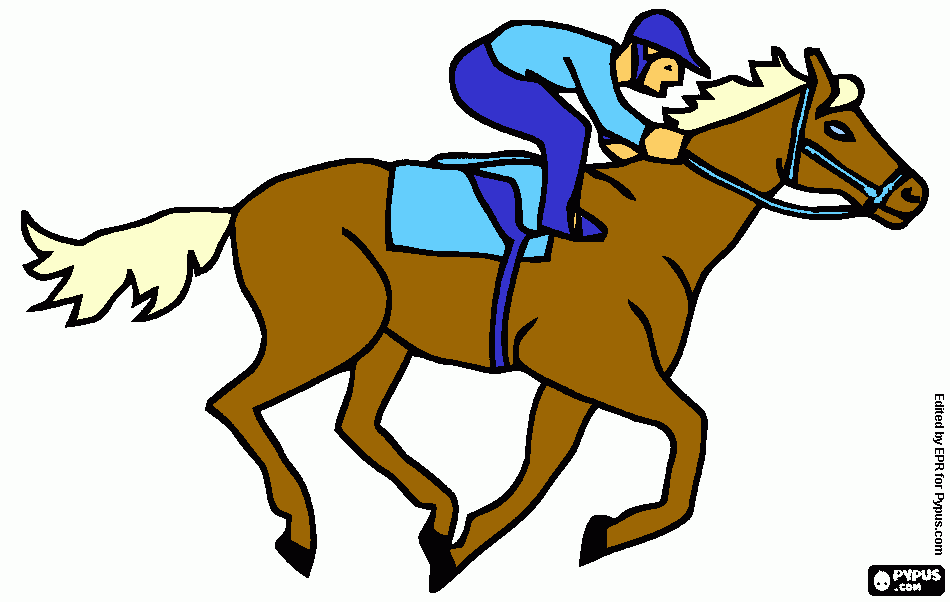 Baxter horse coloring page