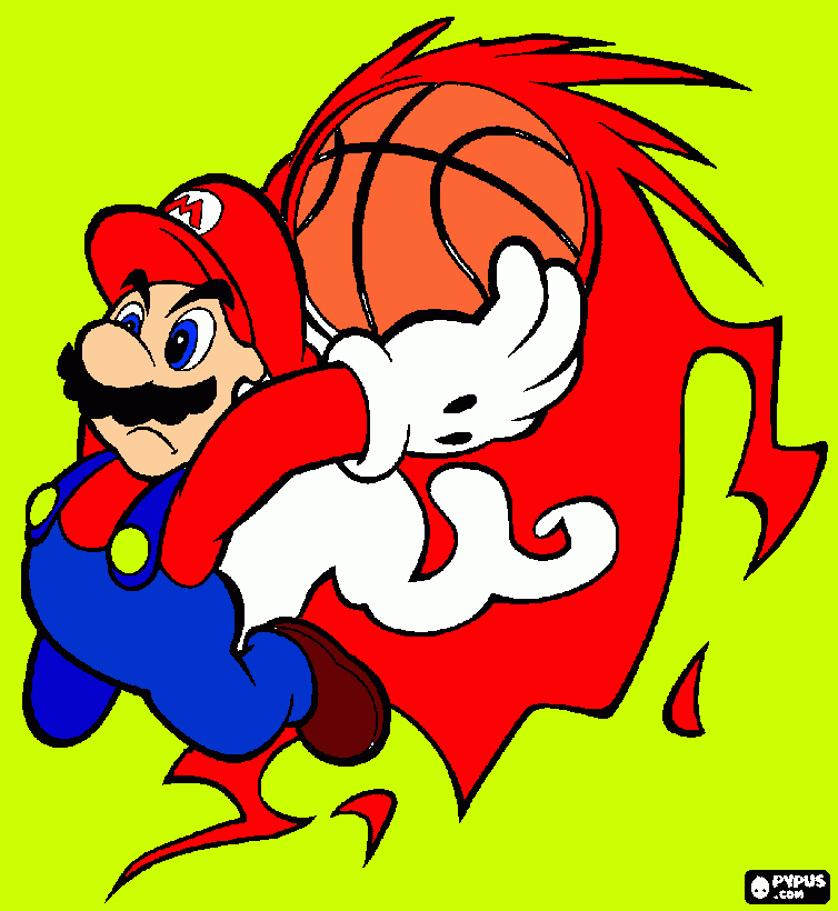 bball coloring page