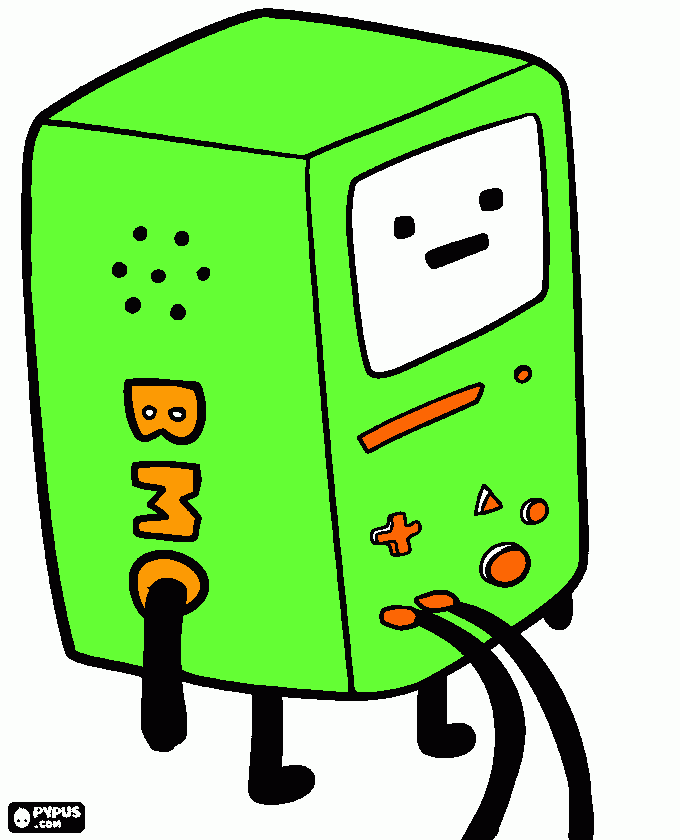 beemo  coloring page