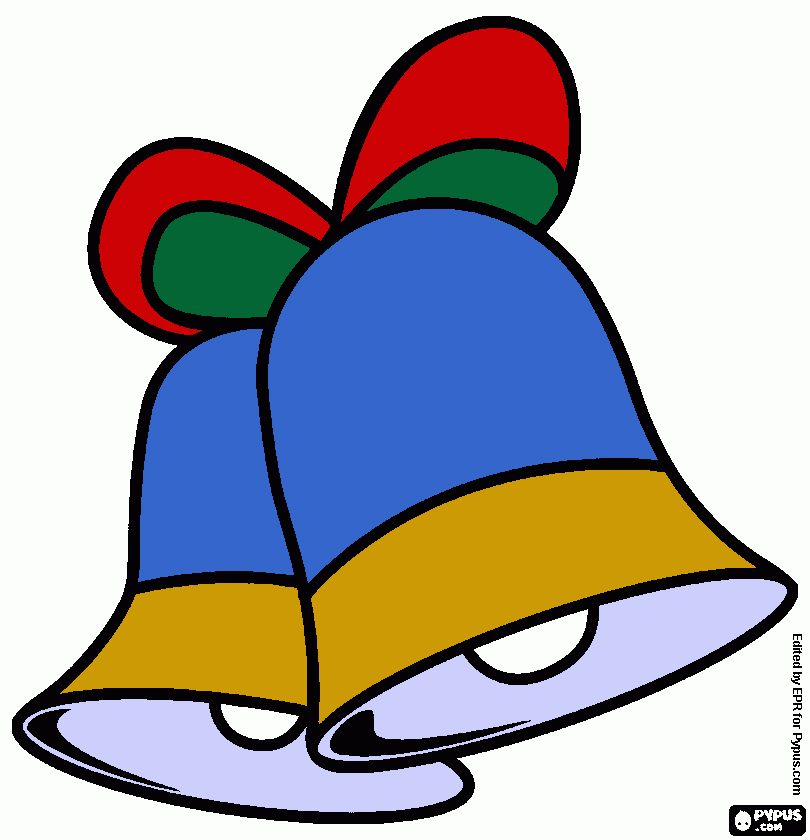 bell ornament paper coloring page