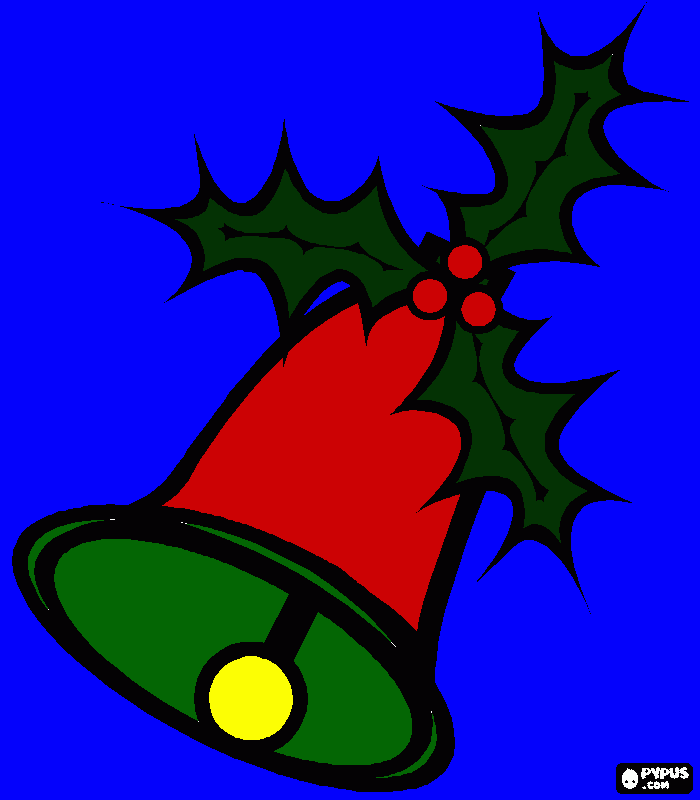 Bell coloring page