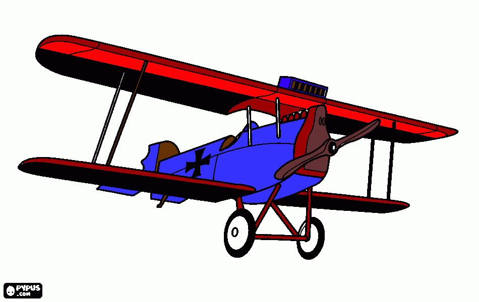 Bi-Plane coloring page