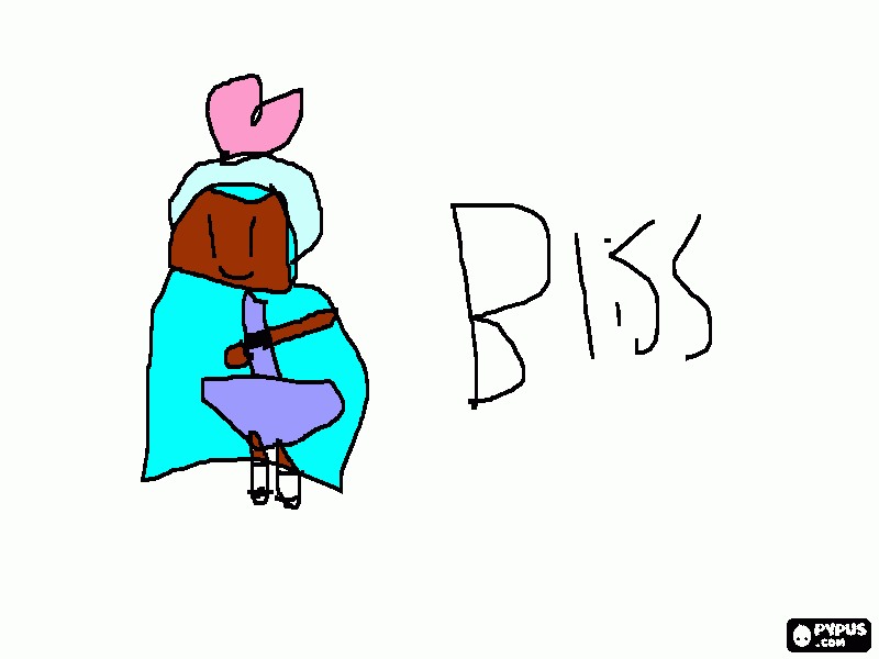 bliss the ppg coloring page