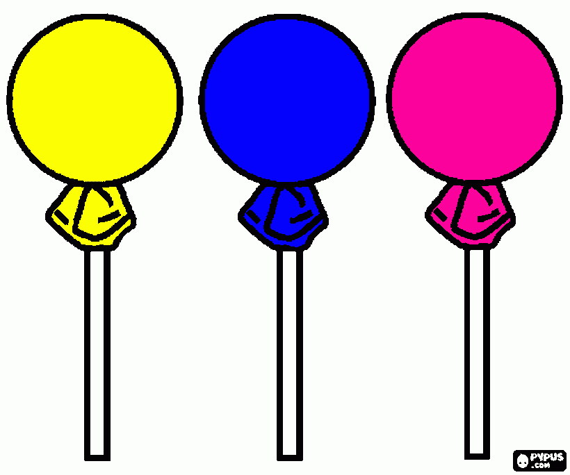 Blowpops :) coloring page