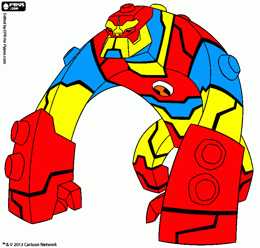 Bloxx coloring page
