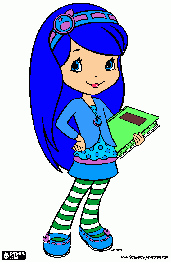 blueberry muffin coloring page
