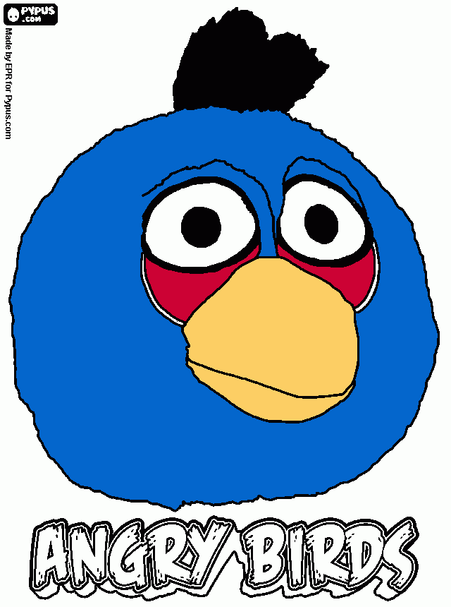 bluebird coloring page
