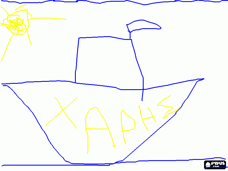 Boat picture... coloring page