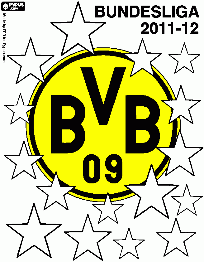 Borussia Dortumund coloring page