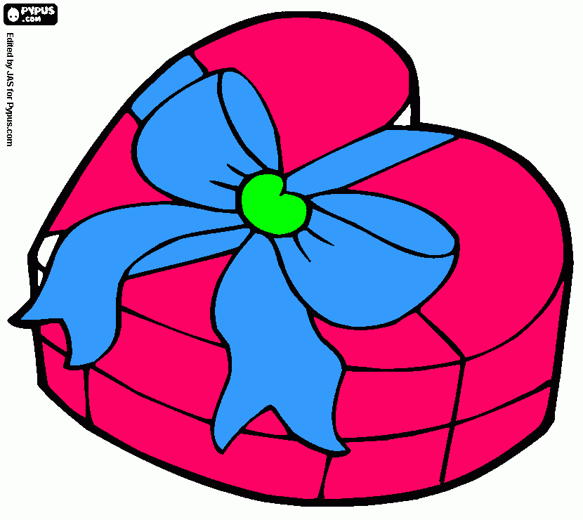 box coloring page