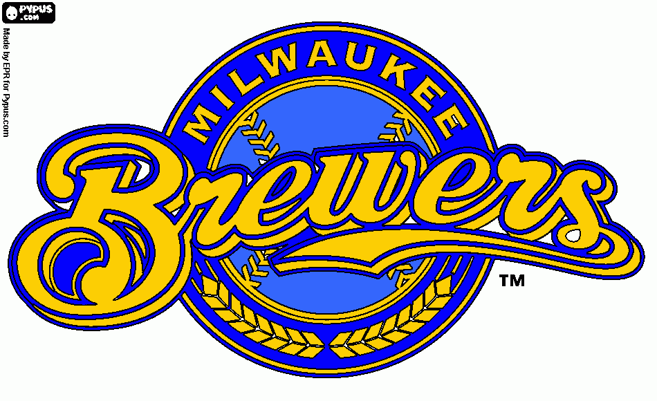 brewers coloring page