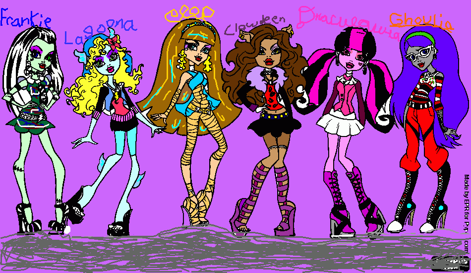 brittany monster high coloring page