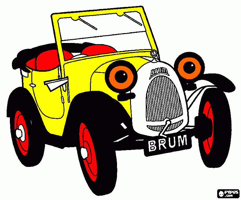 brum coloring page