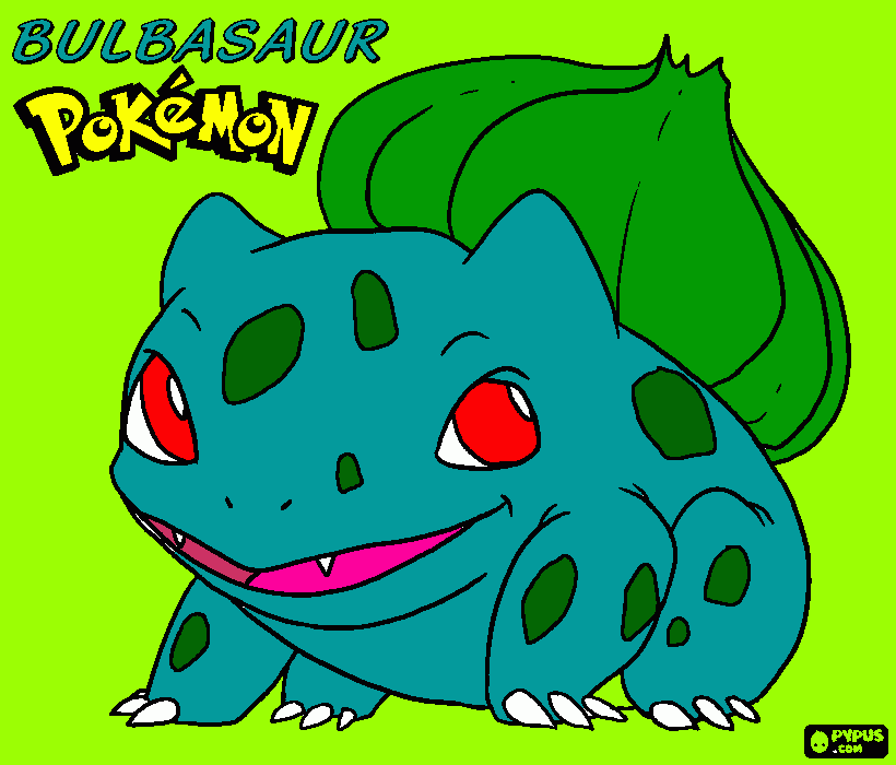 Bulbasaur coloring page