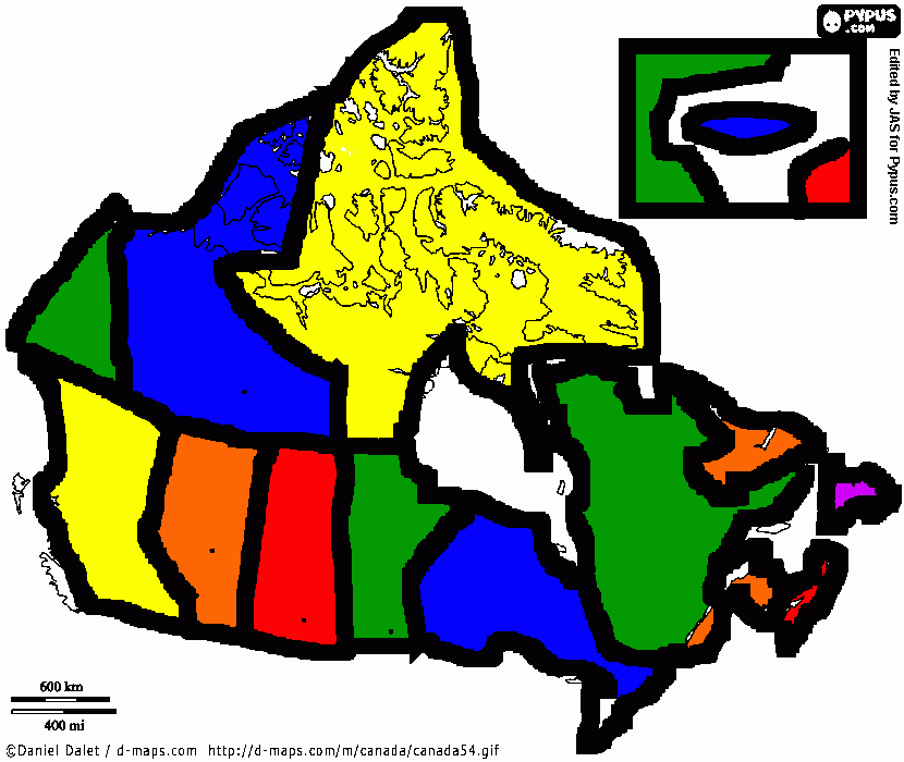 Canada  coloring page