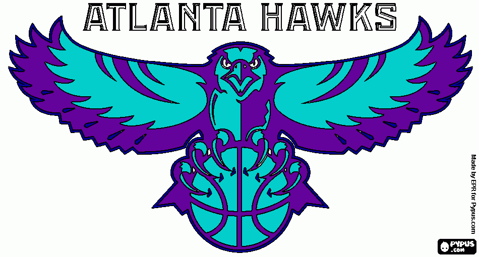 Carolina Hawks coloring page