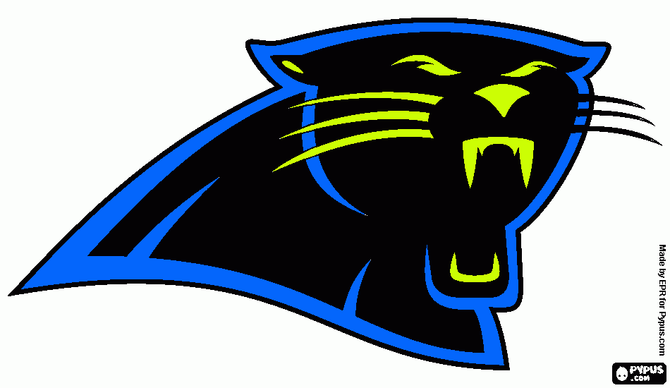 panthers logo coloring pages - photo #24